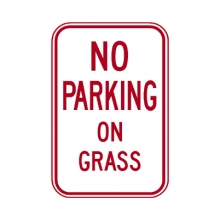PD-480 No Parking On Grass