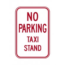 PD-490 No Parking Taxi Stand