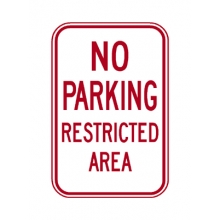 PD-500 No Parking Restricted Area