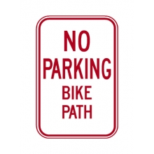 PD-520 No Parking Bike Path