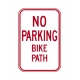 PD-520 No Parking Bike Path