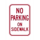 PD-530 No Parking On Sidewalk