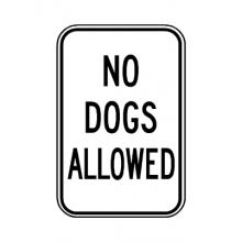 PD-850 No Dogs Allowed