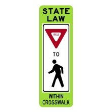 R1-6 Yield Within Crosswalk