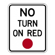 R10-11 No Turn On Red Ball