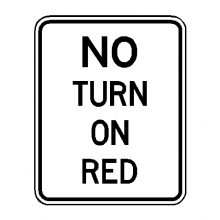 R10-11A No Turn On Red