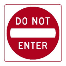R5-1 24'' Do Not Enter