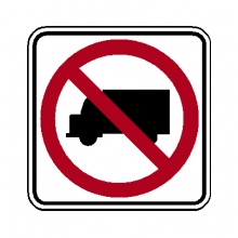 R5-2 No Truck Symbol