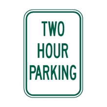 R7-54 Two Hour Parking