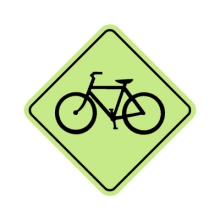 W11-1 Bike Symbol