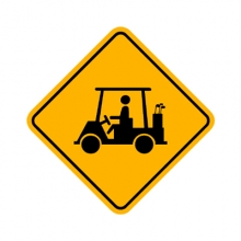 W11-11 Golf Symbol