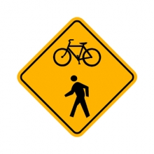 W11-15 Bicycle/Pedestrian Symbol