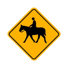 W11-7 Horse Symbol