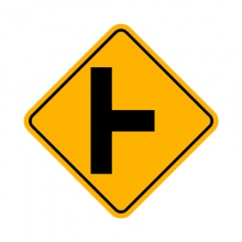 W2-2R Side Road Intersection*