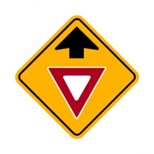 W3-2 Yield Ahead Symbol