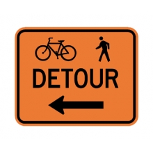 M4-9AL Bike/Pedestrian Detour Left