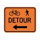 M4-9AL Bike/Pedestrian Detour Left