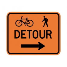 M4-9AR Bike/Pedestrian Detour Right