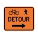 M4-9AR Bike/Pedestrian Detour Right