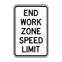 R2-12 End Work Zone Speed Limit