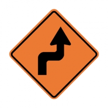 W1-3R Reverse Right Turn