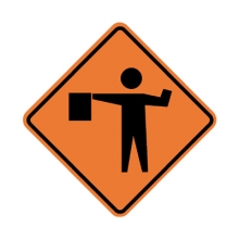 W20-7 Flagger Symbol