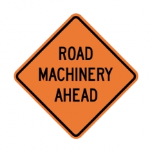 W21-3 Road Machinery Ahead