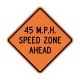 W3-5A XXX MPH Speed Zone Ahead