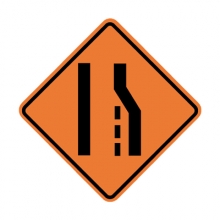 W4-2R Right Lane Ends