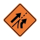 W4-6 Entering Roadway Added Lane