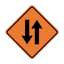 W6-3 Two-Way Traffic