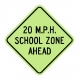 S4-5A XXX MPH School Zone Ahead