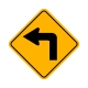 W1-1L Left Turn